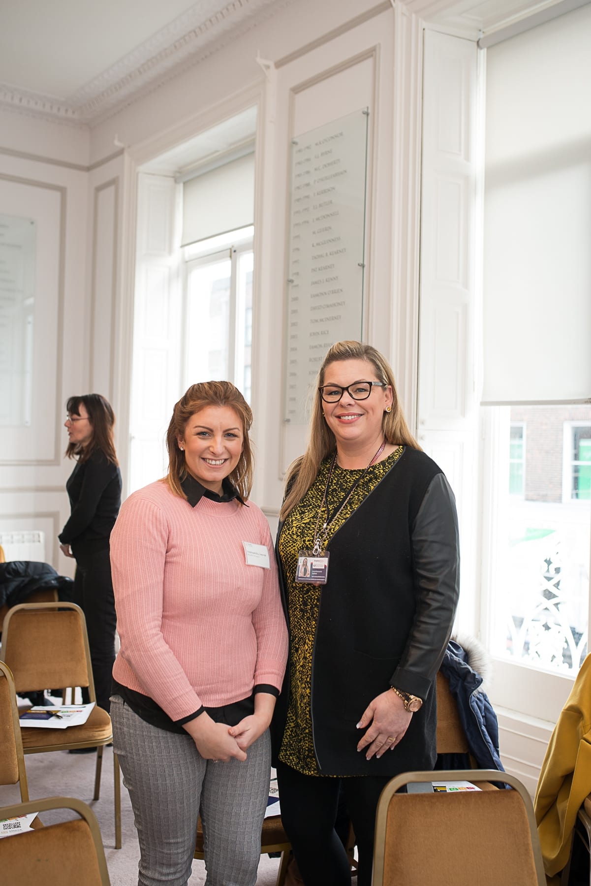 At the Limerick Chamber Skillnet Working Lunchtime Networking with Donal Fitzgibbon was From left to right: Michelle O’Connor and Ursula MacKenzie both from Employability Limerick 
Image by Morning Star Photography