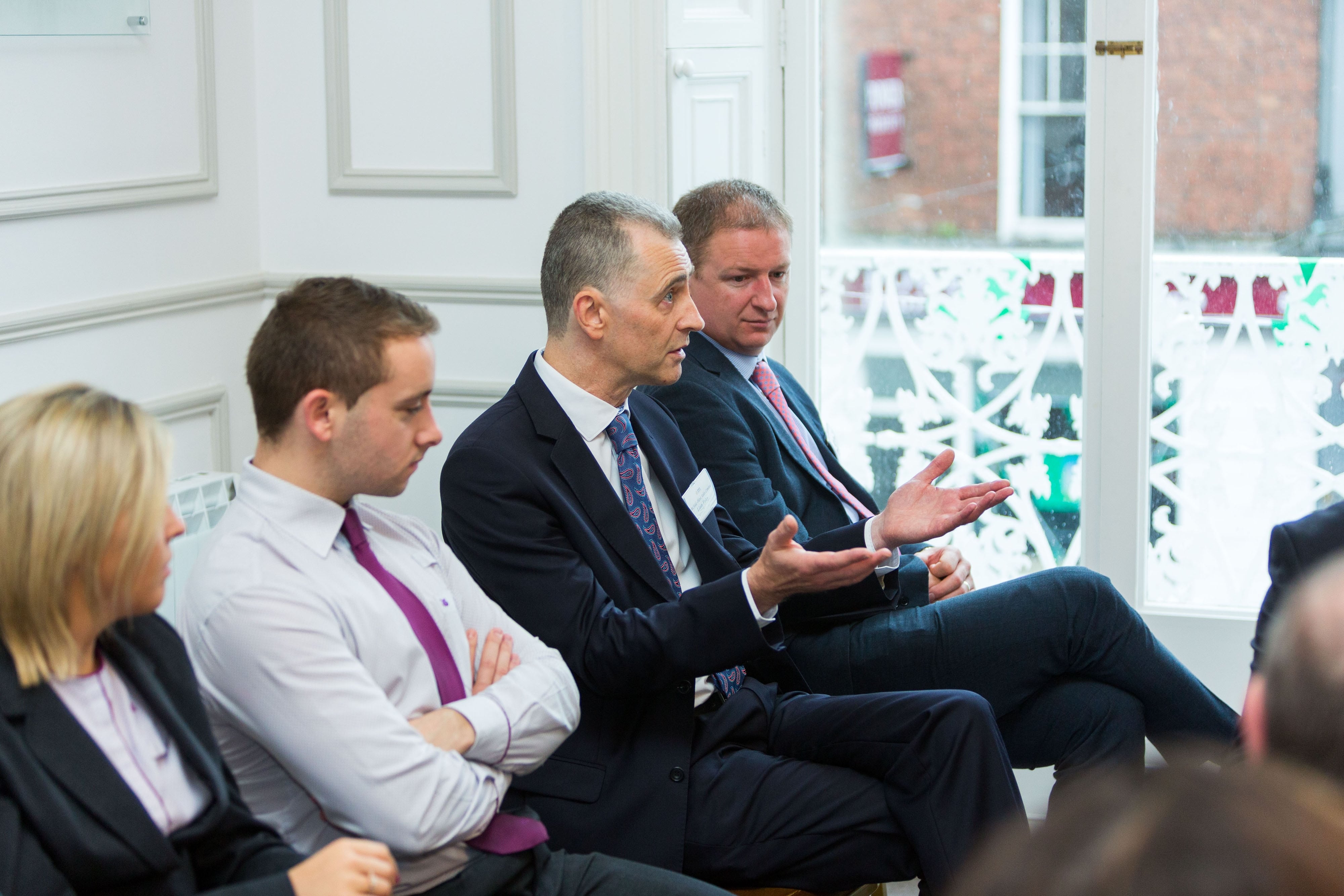 Limerick Chamber New Members Breakfast

Liam Foley, Mc Hale Plant Sales Ltd speaking at the New Members Breakfast at the Limerick Chamber offices.

Photo: Oisin McHugh True Media