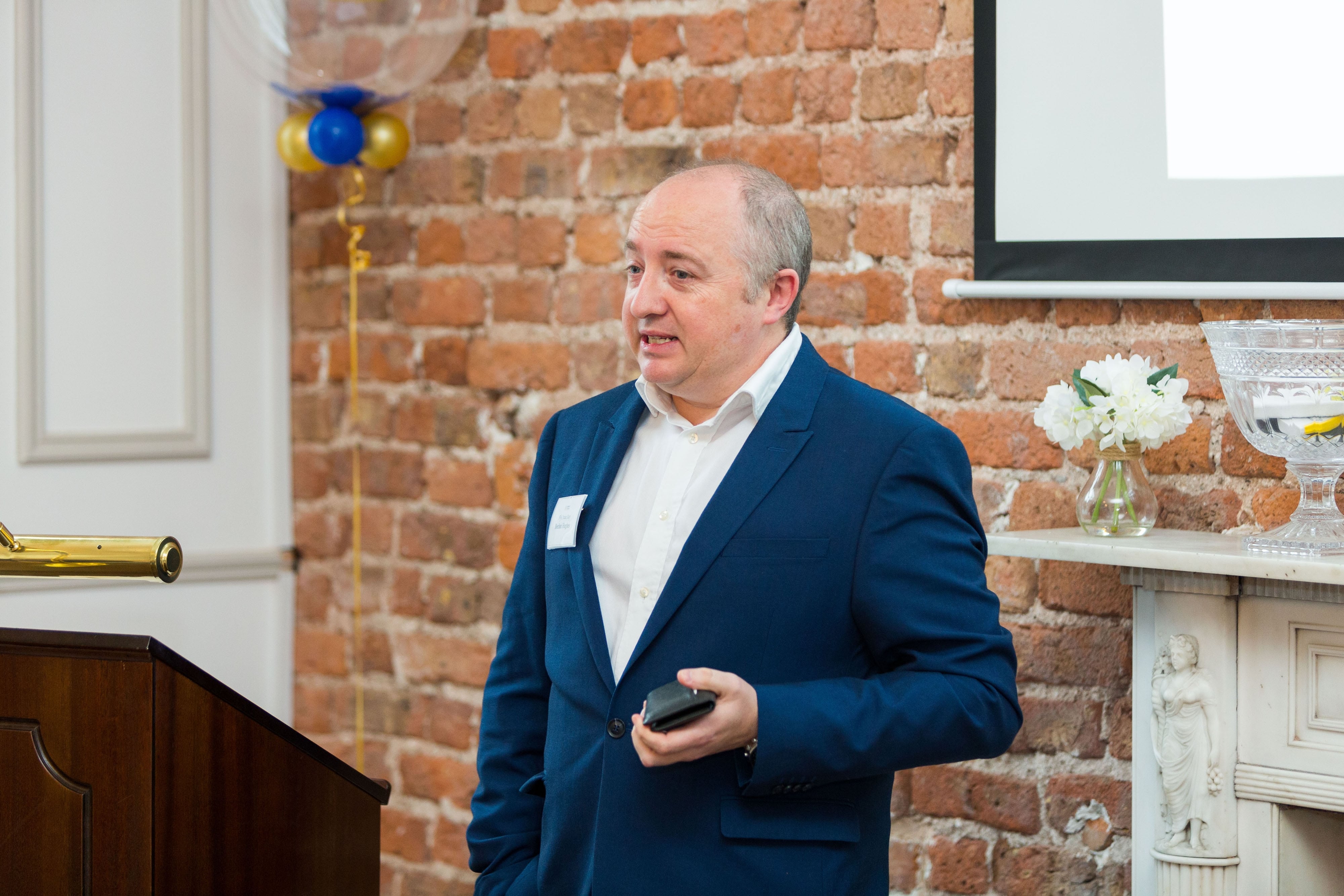 Limerick Chamber New Members Breakfast

Declan Hughes, Fly Cruise Stay speaking at the New Members Breakfast at the Limerick Chamber offices.

Photo: Oisin McHugh True Media