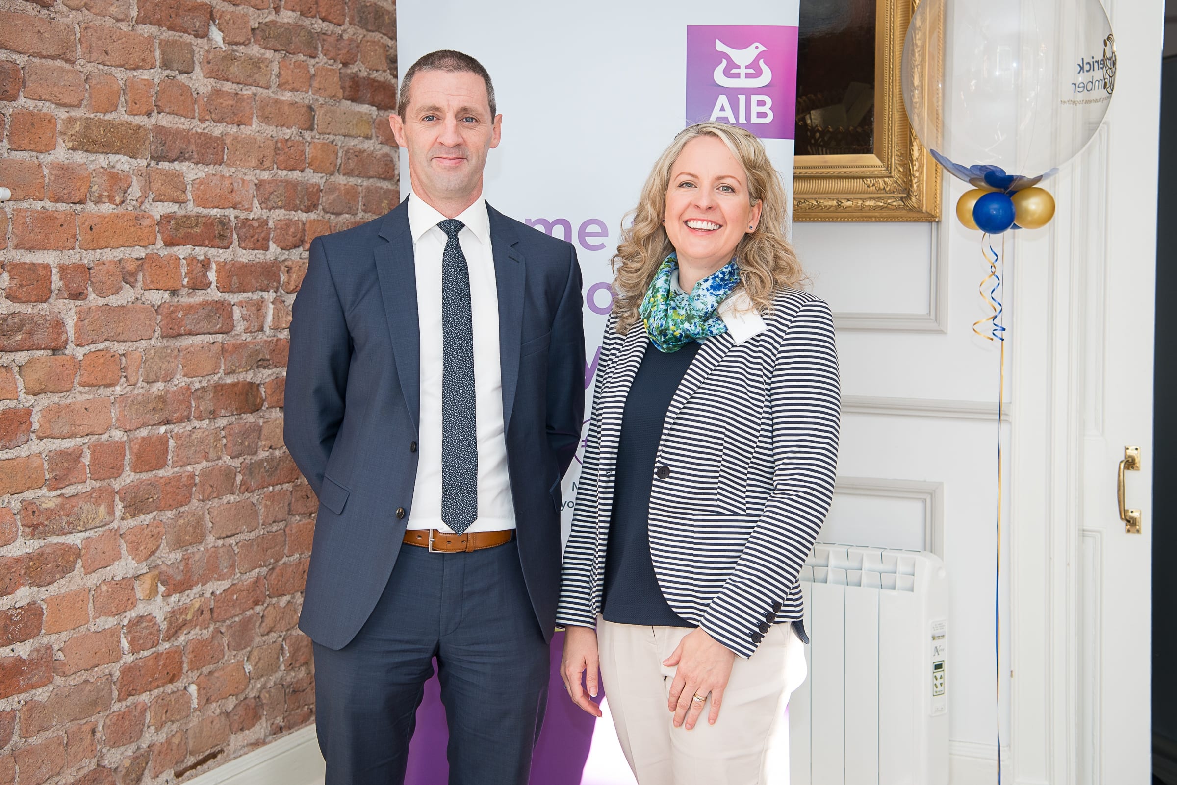 no repro fee- 
From Left to Right:  New Members Breakfast which took place on the 7th June in the Limerick Chamber Boardroom:  Kieran Considine - AIB, Olivia Beck - Olivia Beck Nutrition. 
Photo by Morning Star Photography