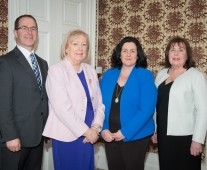 Gordon Kearney - Past President, Kay McGuinness- Past President, Catherine Duffy - Current President, Jeannette McDonnell - Past President