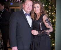 No repro fee- limerick chamber president's dinner 2017 - 17-11-2017, From Left to Right Stefan and Anna Lundstrom - The Limerick Strand Hotel,Photo credit Shauna Kennedy