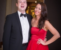 No repro fee- limerick chamber president's dinner 2017 - 17-11-2017, From Left to Right : Ben Forde and Jennifer O'Gorman both from Collins McNicholas. Photo credit Shauna Kennedy