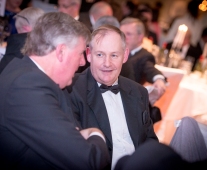 No repro fee- limerick chamber president's dinner 2017 - 17-11-2017, From Left to Right:Conn Murray -Chief Executive Limerick CIty and County Council, Dermot Graham - AIB. Photo credit Shauna Kennedy