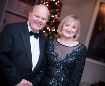 No repro fee- limerick chamber president's dinner 2017 - 17-11-2017, From Left to Right: Michael Noonan, Mary Shanahan - AIB. Photo credit Shauna Kennedy