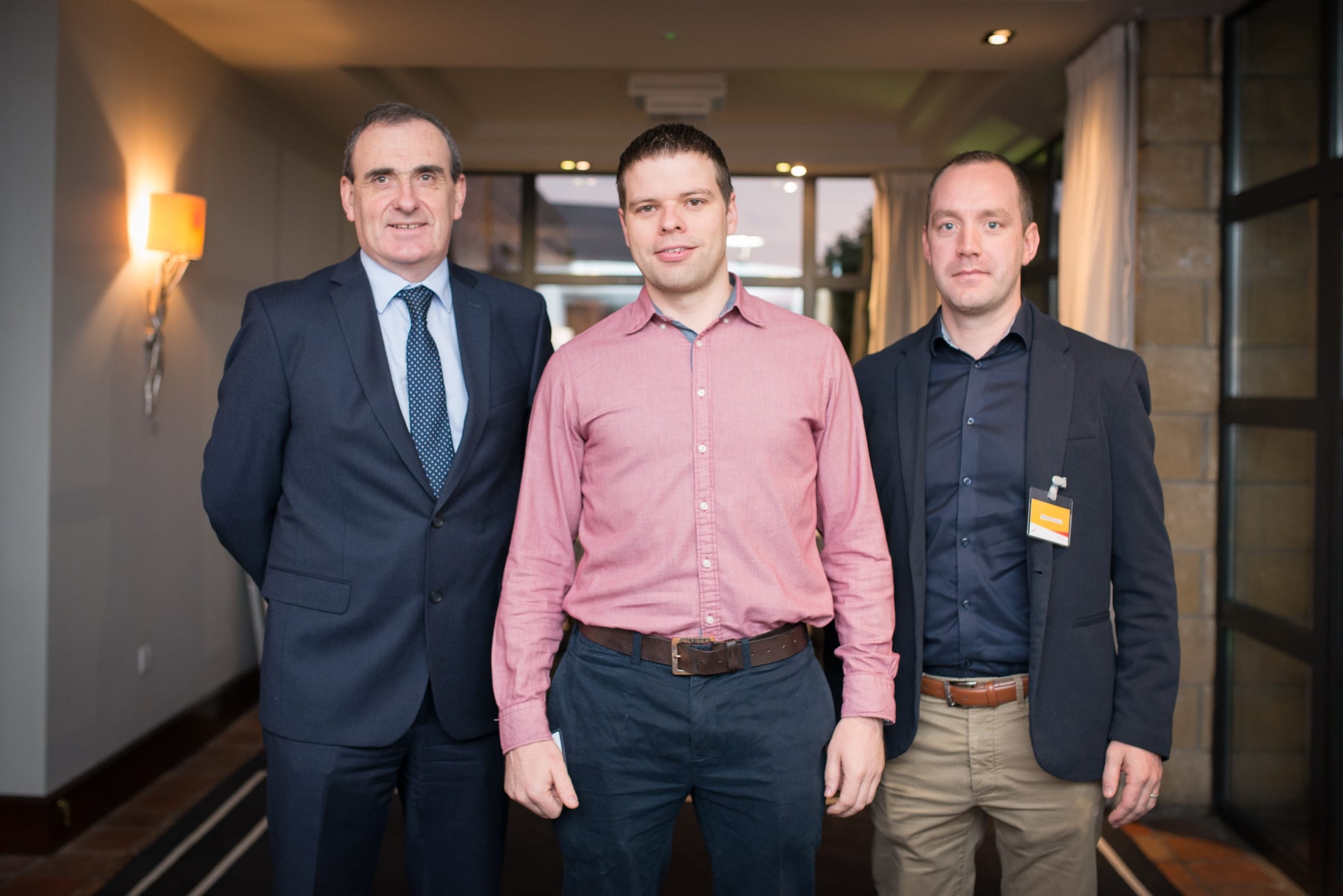 No repro fee- PWC Budget Breakfast- 10-10-2018, From Left to Right: Ger Dollard- Irish Greyhound Board, Ronan Colon - Irish Greyhound Board, Stephen Nolan - Lild Ireland. Photo credit Shauna Kennedy