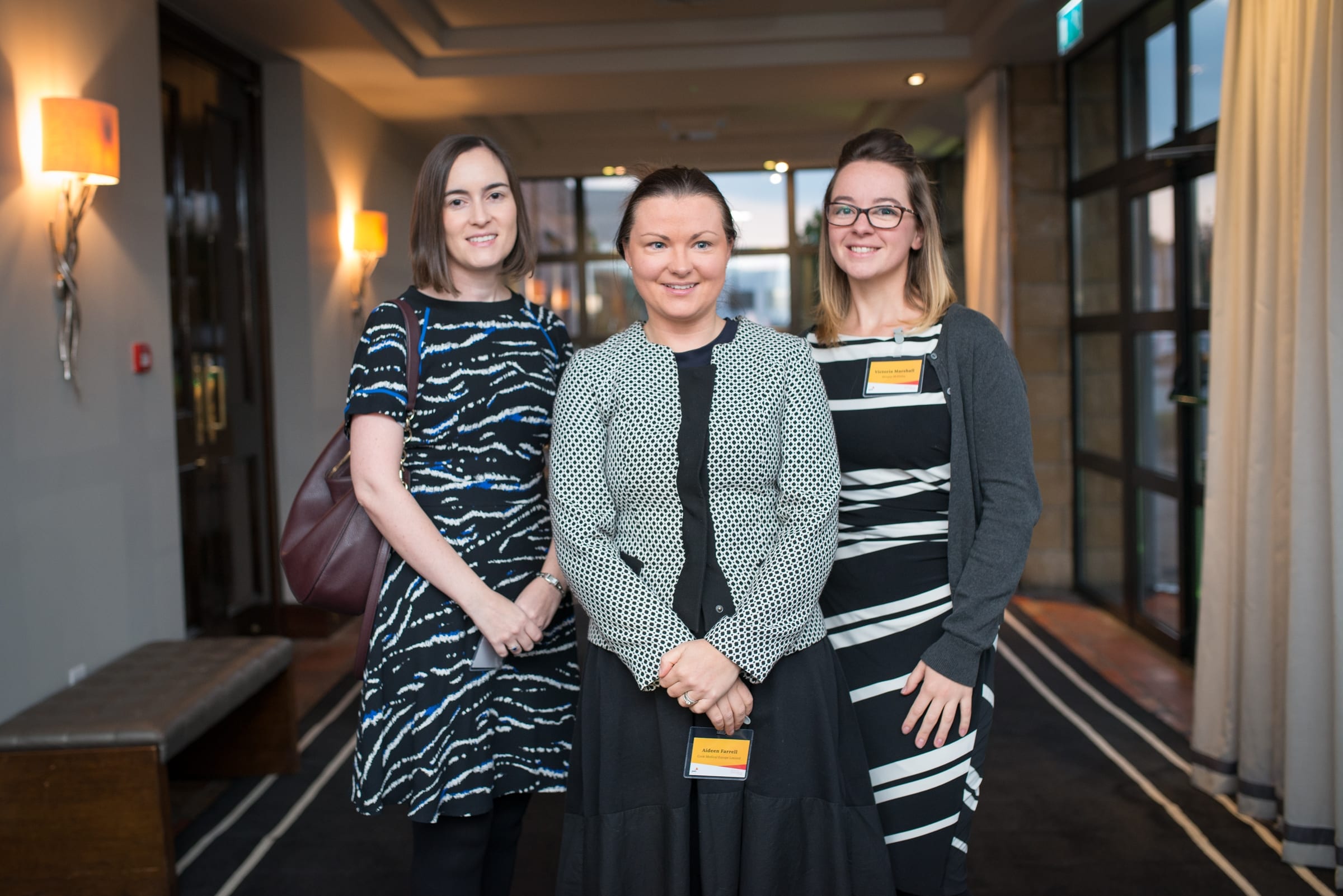 No repro fee- PWC Budget Breakfast- 10-10-2018, From Left to Right: Fiona Ryan - Cook Medical, Aideen Farrell -Cook Medical, Victoria Marshall - Morgan McKinley Photo credit Shauna Kennedy