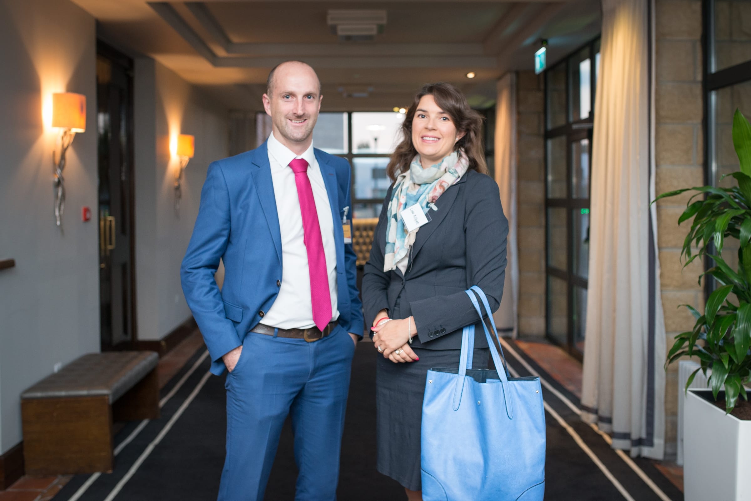 No repro fee- PWC Budget Breakfast- 10-10-2018, From Left to Right: Cian McInerney Ulster Bank , Lisa Killeen- HOMS.  Photo credit Shauna Kennedy