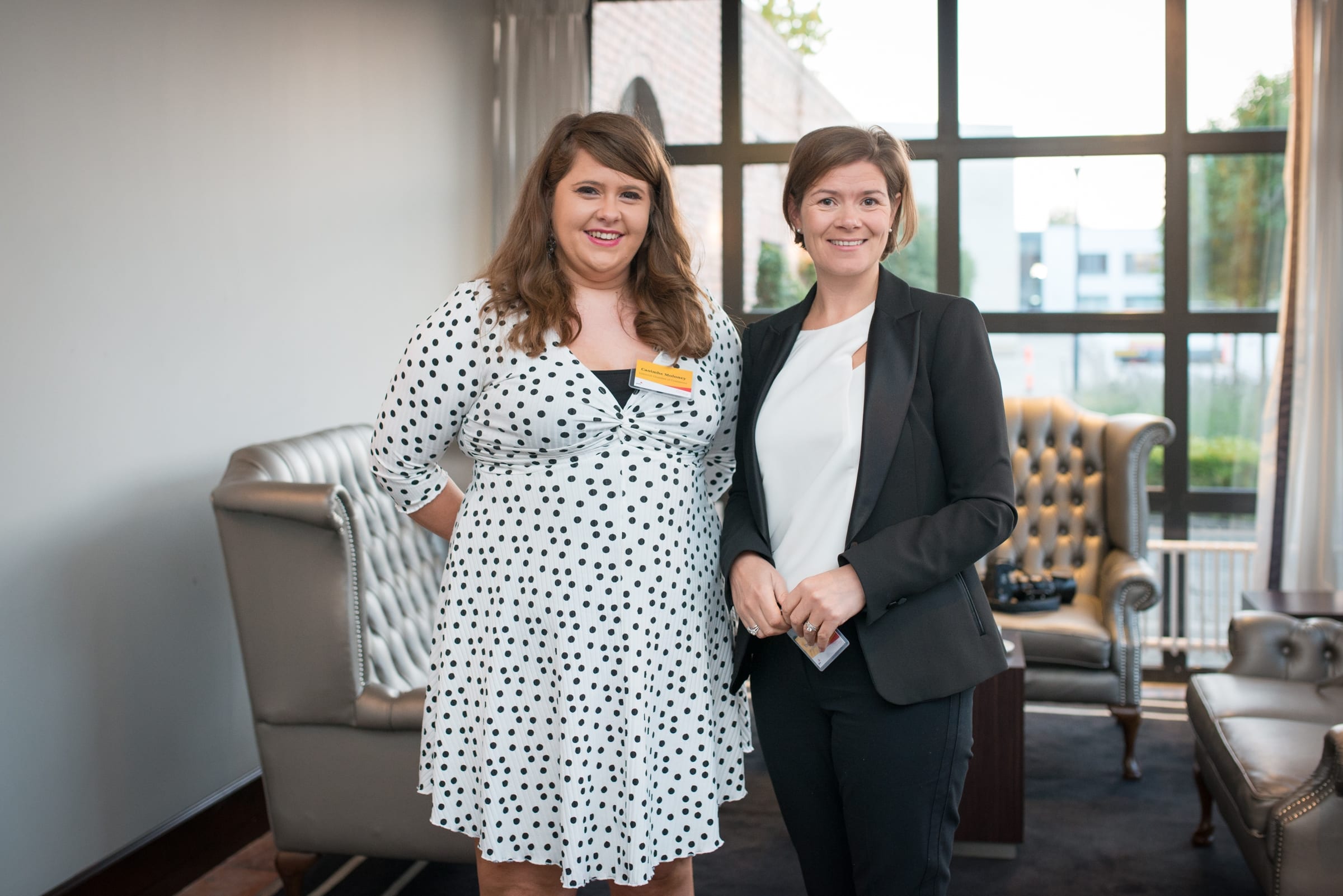 No repro fee- PWC Budget Breakfast- 10-10-2018, From Left to Right: Caoimhe Moloney- Limerick Chamber, Orlaith Borthwick - Action Plan for Jobs.   Photo credit Shauna Kennedy