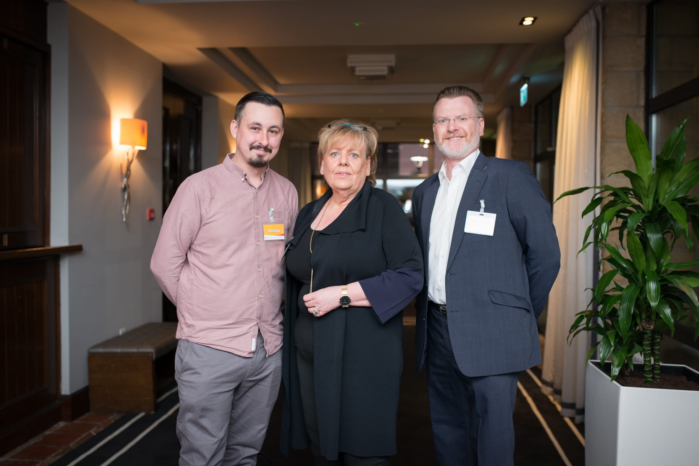 No repro fee- PWC Budget Breakfast- 10-10-2018, From Left to Right: Cian Reinhardt - Limerick Post, Joan Fahy - Limerick Post, Mark McConnell - ECOS. Photo credit Shauna Kennedy