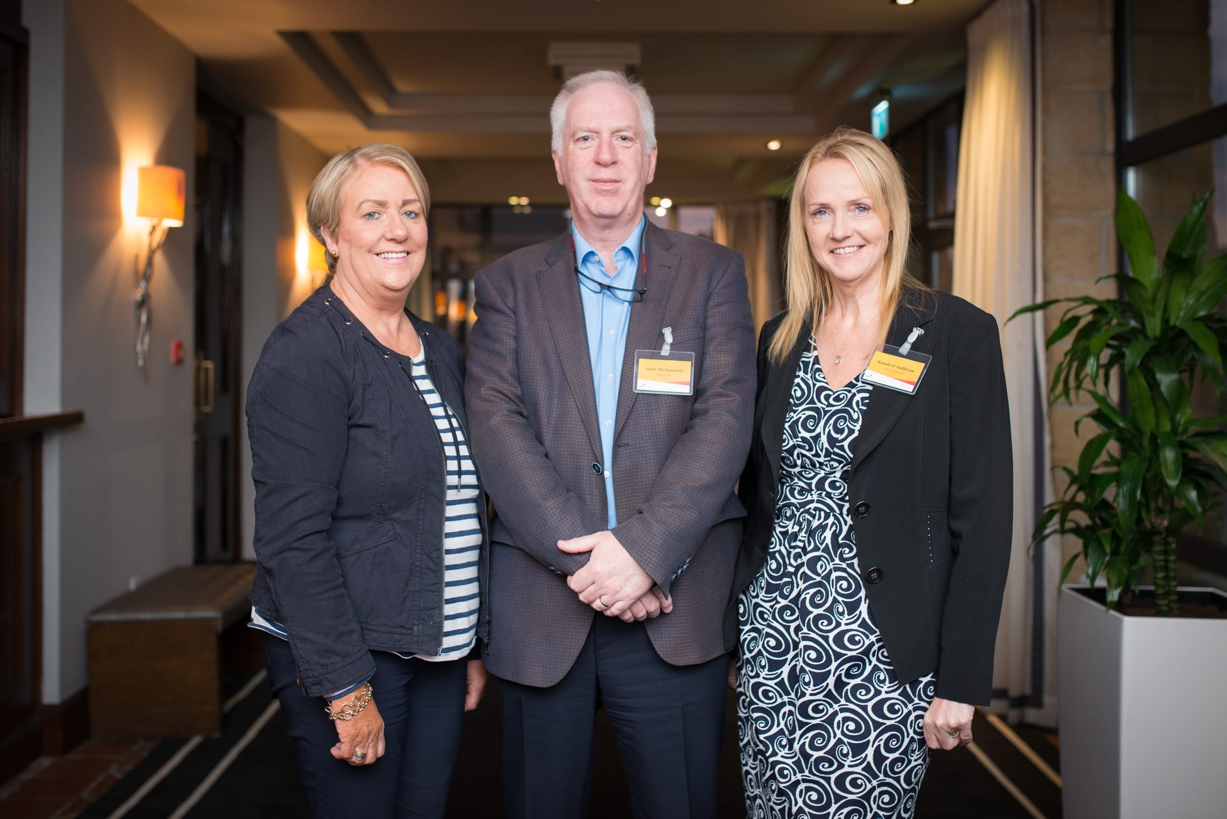 No repro fee- PWC Budget Breakfast- 10-10-2018, From Left to Right: Breda English Hayes- Moet Auctioneers, John McDonnell - Ripplecom, Nandi O'Sullivan - Shannon Group.  Photo credit Shauna Kennedy