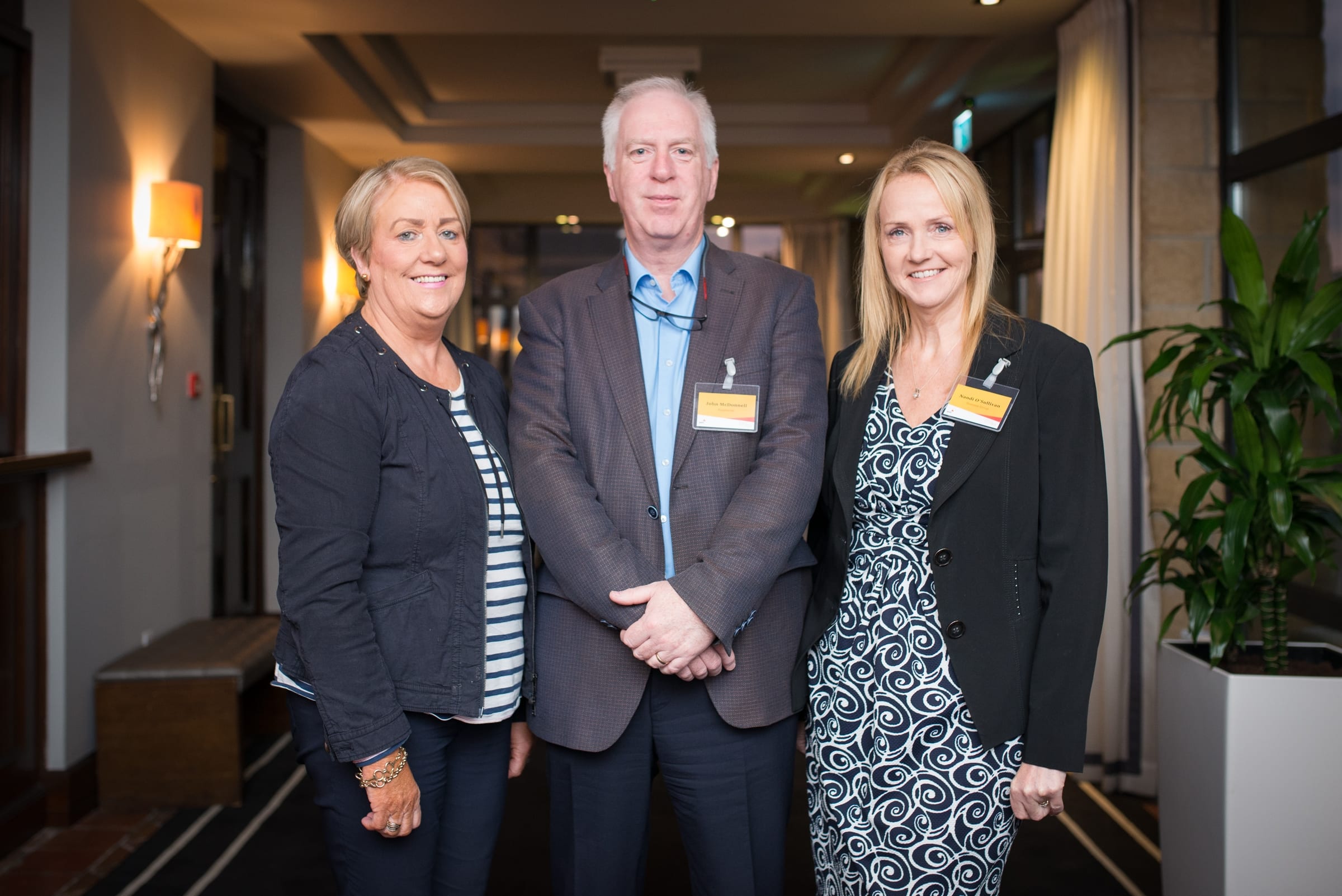 No repro fee- PWC Budget Breakfast- 10-10-2018, From Left to Right: Breda English Hayes- Moet Auctioneers, John McDonnell - Ripplecom, Nandi O'Sullivan - Shannon Group.  Photo credit Shauna Kennedy