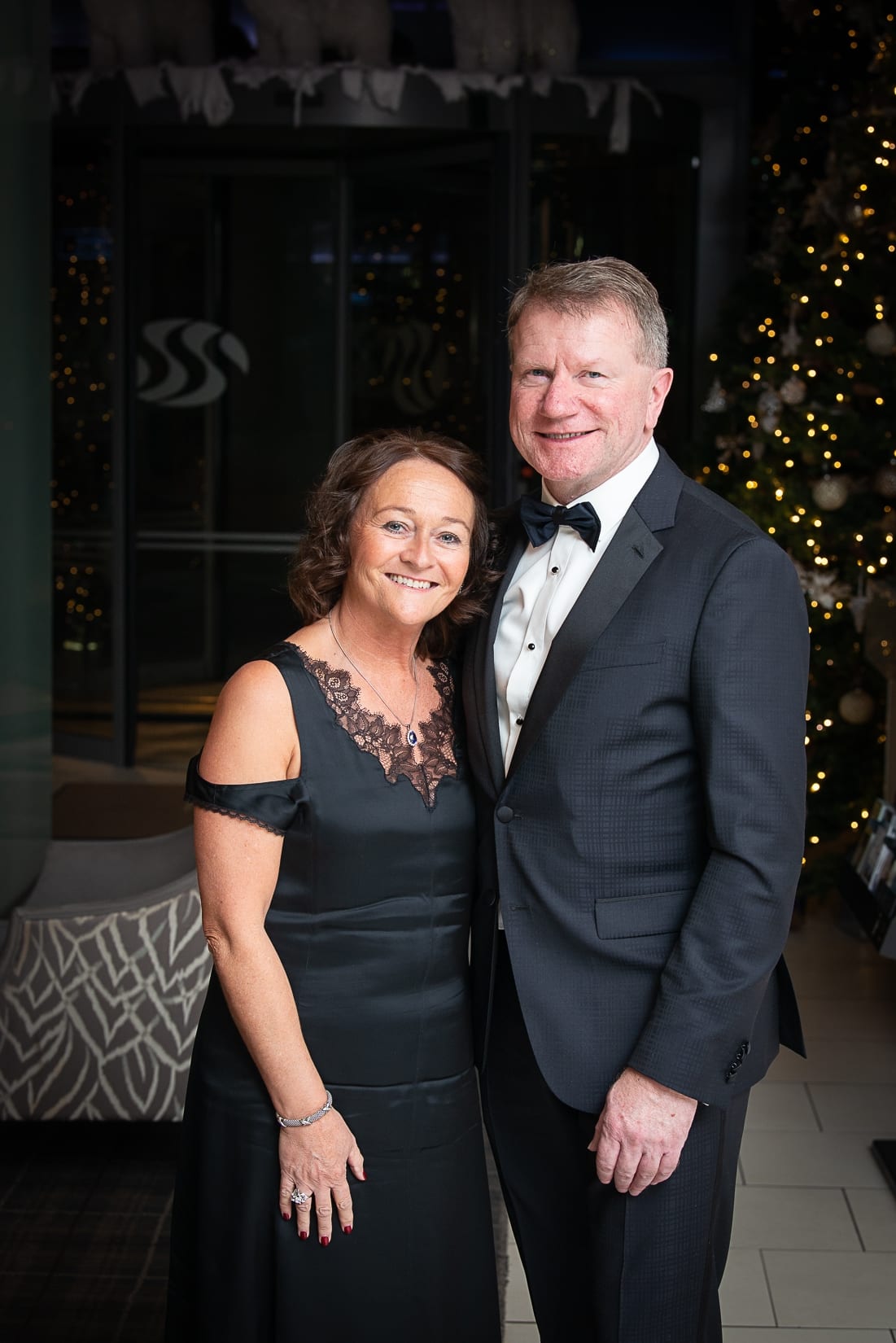 No repro fee-Limerick Chamber President’s Dinner
and Limerick Chamber Regional Business Awards 2019 which was held in the Strand Hotel on Friday 15th November /President Award/  - From Left to Right: Fionnola and Dr Hugh O’Donnell - WINNER / Ingenium Training and Consultancy,
Photo credit Shauna Kennedy