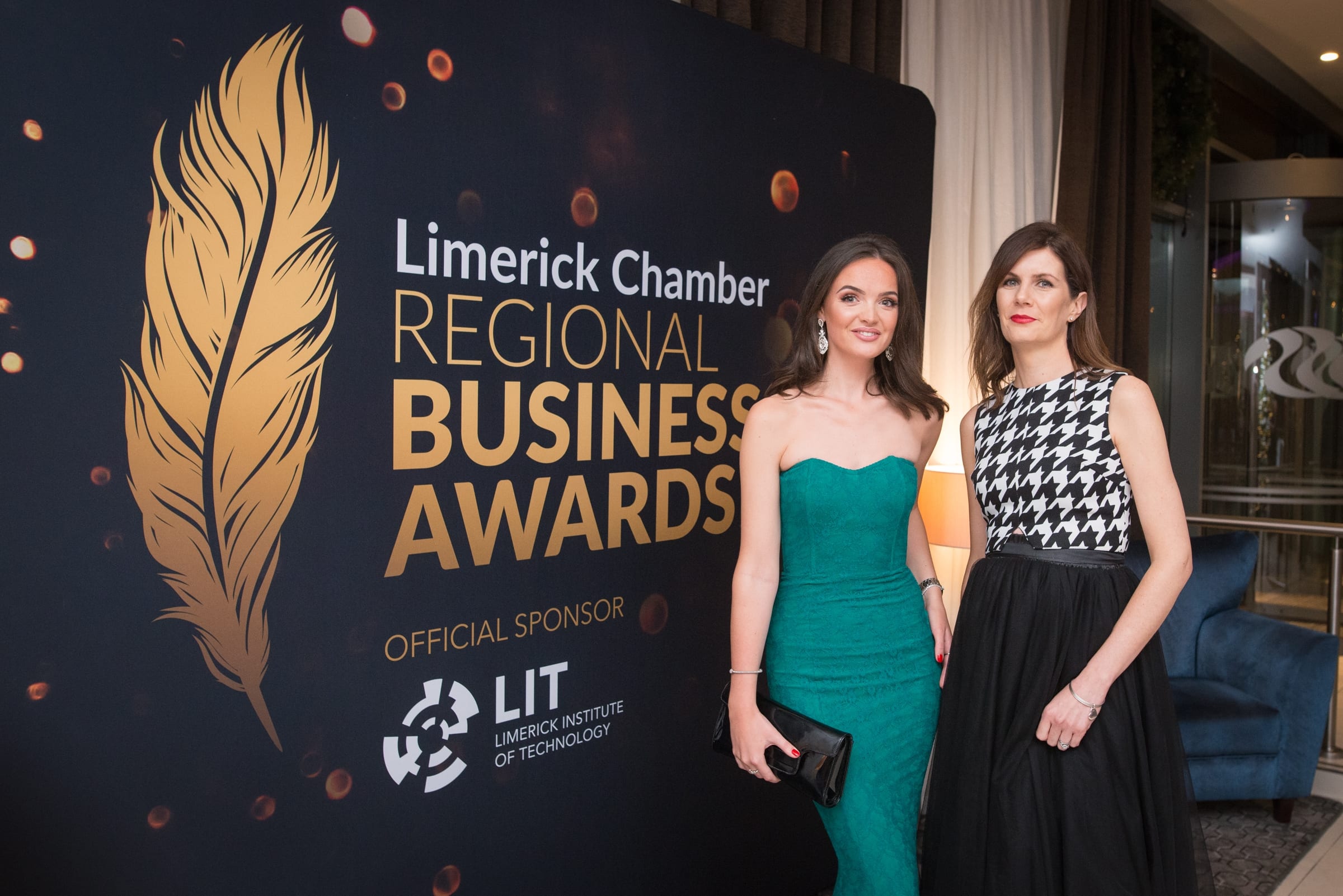 No repro fee- limerick chamber president's dinner- 16-11-2018, From Left to Right: Roisin Cahill - Northern Trust, Gemma Loughnane - Northern Trust.
Photo credit Shauna Kennedy