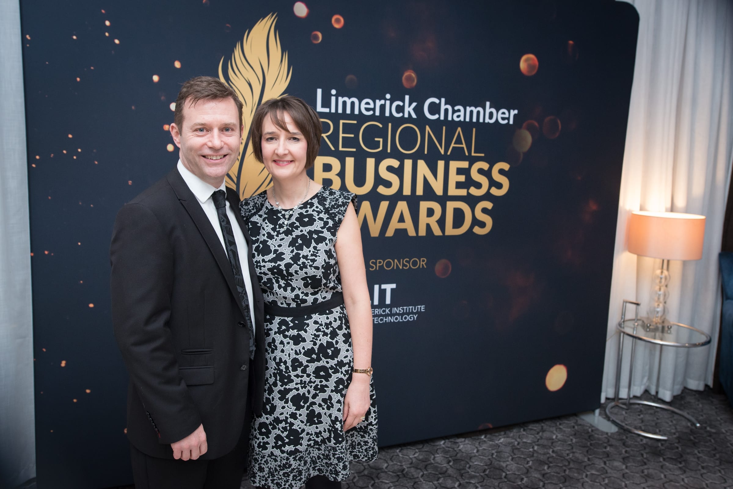 No repro fee- limerick chamber president's dinner- 16-11-2018, From Left to Right: 
Stephen and Audrey Ruschitzko - Resonation.
Photo credit Shauna Kennedy