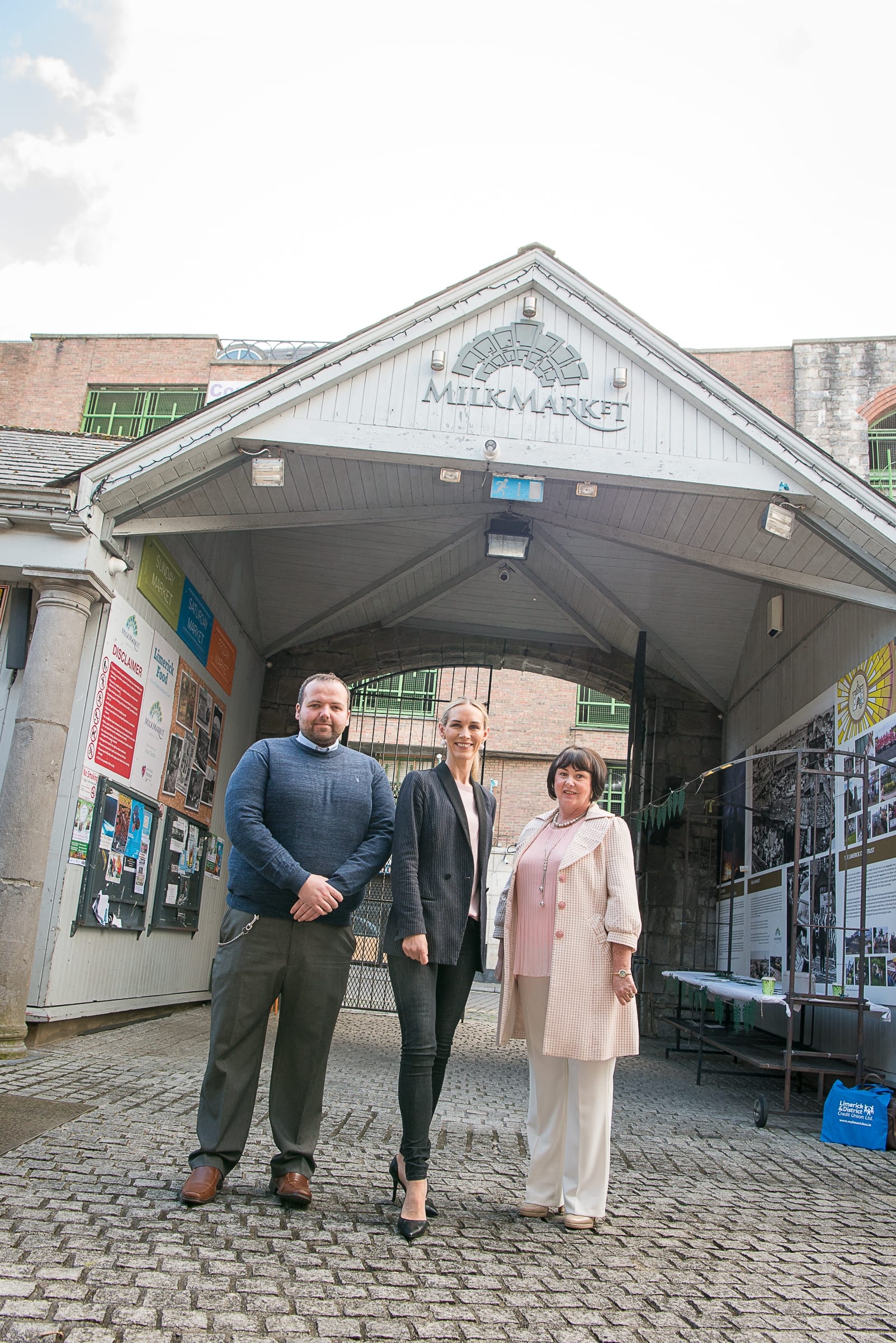 From Left to Right:  Regional Leaders BBQ which took place on the 6th June in the Limerick Milk Market: Dave Fitzgerald - Milk Market, Dee Ryan - CEO Limerick Chamber, Caroline Long - CEO/  - Limerick and  District Credit Union, 
Photo by Morning Star Photography