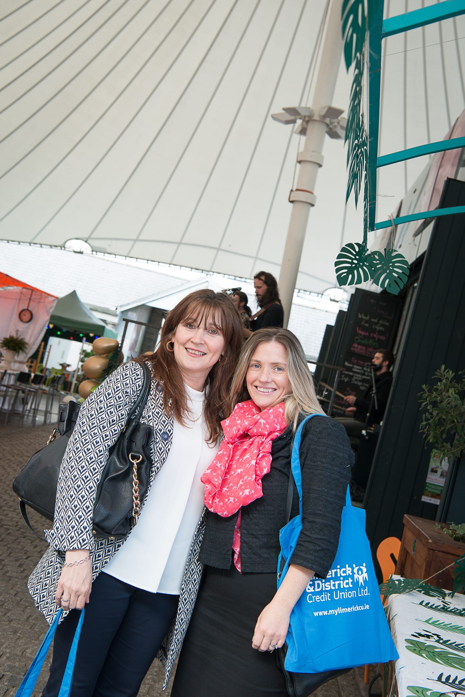 From Left to Right:  Regional Leaders BBQ which took place on the 6th June in the Limerick Milk Market: Marie O’Reilly and Emma Frawley  with from Northern Trust
Photo by Morning Star Photography