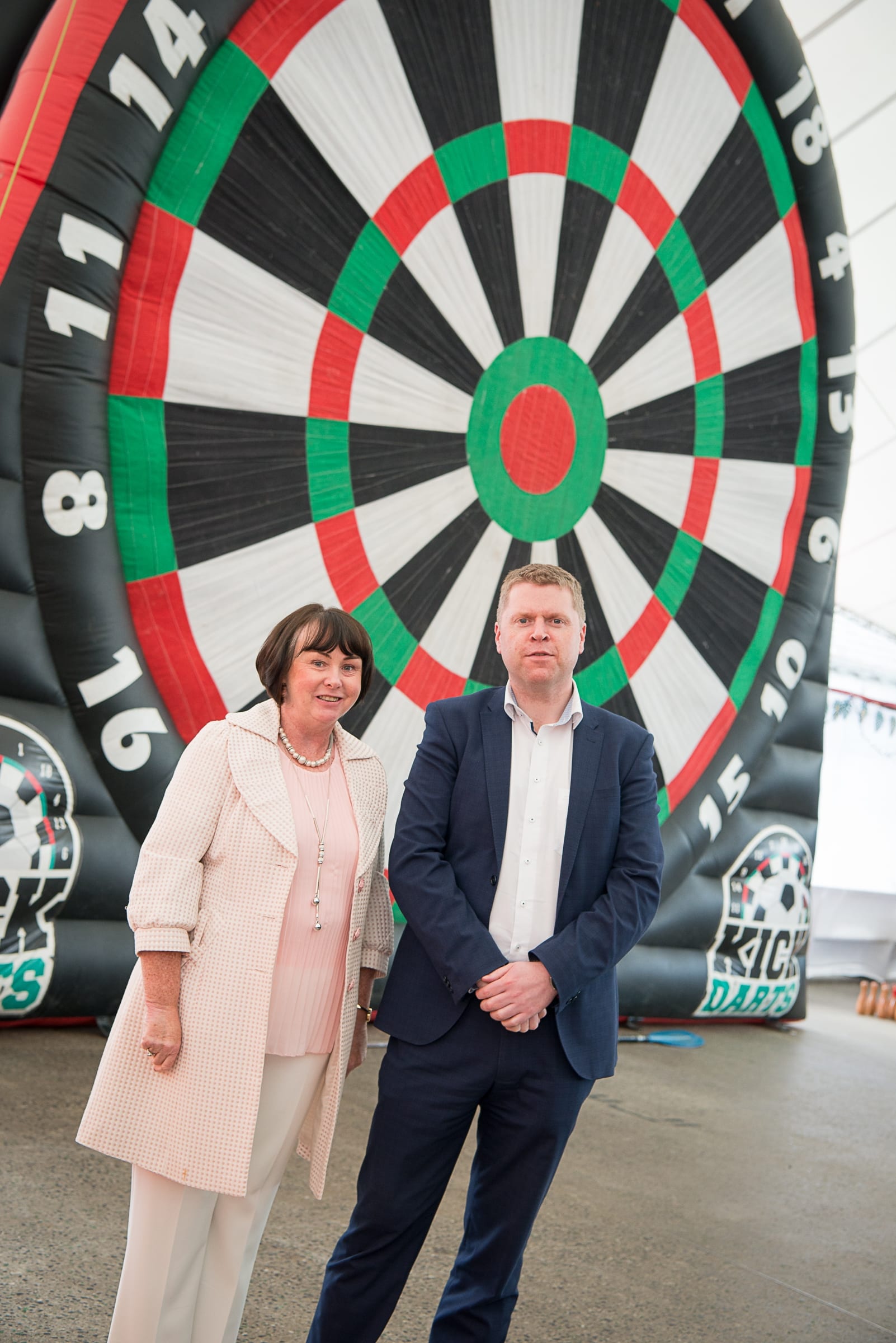 From Left to Right:  Regional Leaders BBQ which took place on the 6th June in the Limerick Milk Market: Caroline Long - CEO / Limerick and  District Credit Union, Eoin Ryan - HLB McKeogh Gallagher Ryan 
Photo by Morning Star Photography