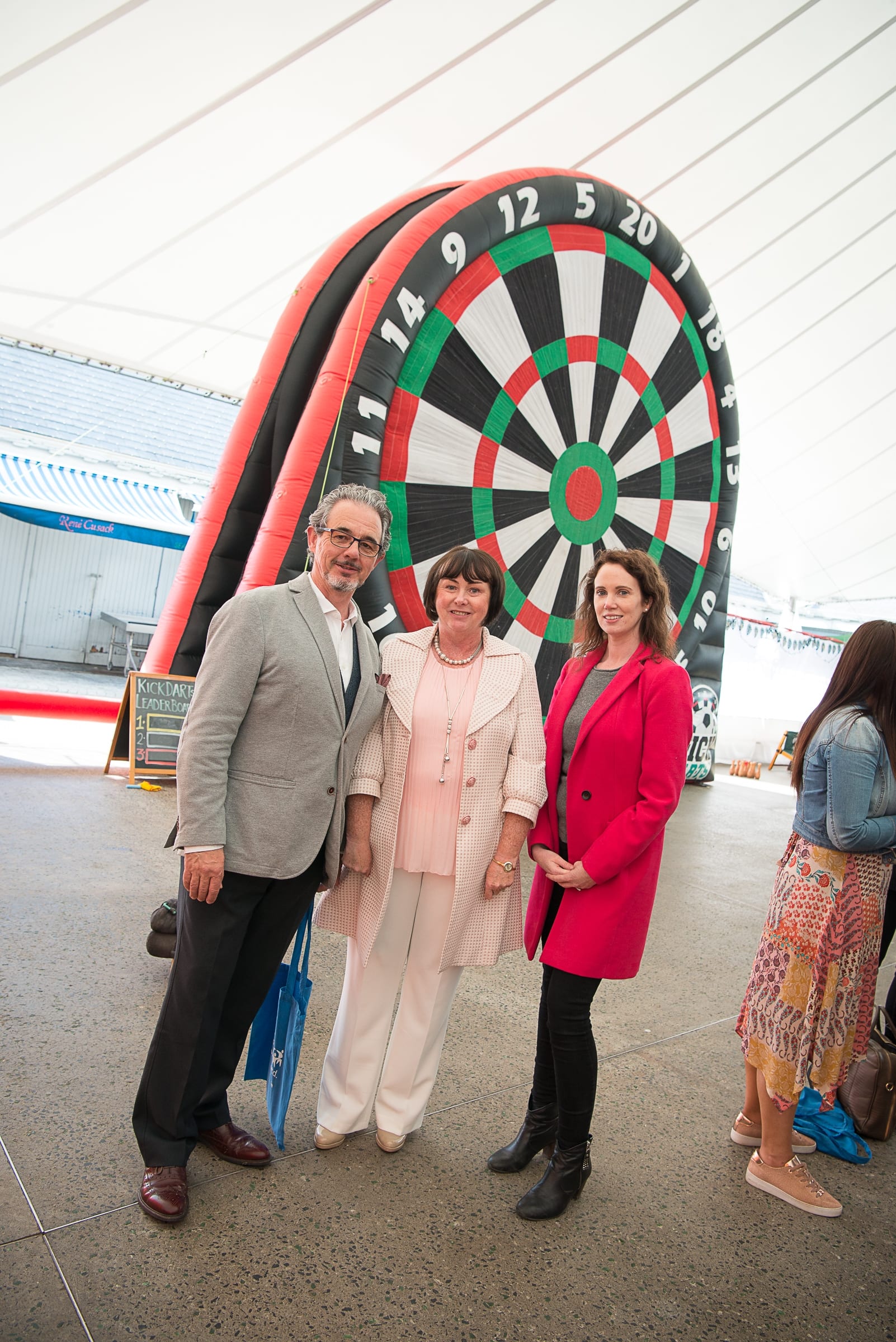 From Left to Right:  Regional Leaders BBQ which took place on the 6th June in the Limerick Milk Market:Colm O’Brien - Carambola, Caroline Long - CEO / Limerick and  District Credit Union, Mary McNamee- Limerick Chamber. 
Photo by Morning Star Photography