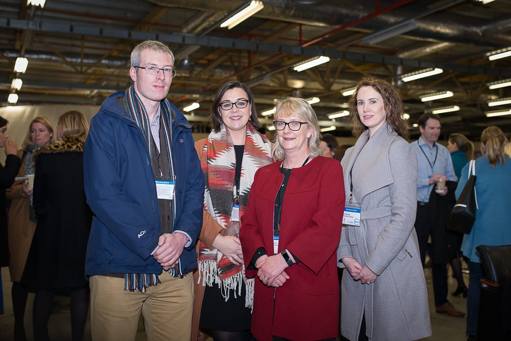 At the Limerick Chamber Regional Leaders programme in Dell, sponsored by Dell EMC, in association with Kemmy Business School UL, was From left to right: Eamonn  Gardiner - Limerick Chamber Skillnet, Ciara Earlie- BOI, Liz Horgan - BOI, Mary McNamee- Limerick Chamber.