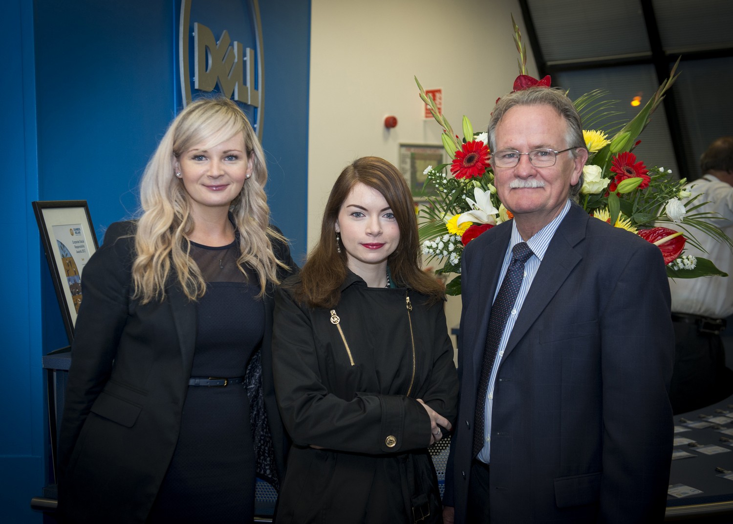 from left to right: Angela Foley - Thomond Park, Miriam O\'Brien - Action Point, Tony Carey - Copytype