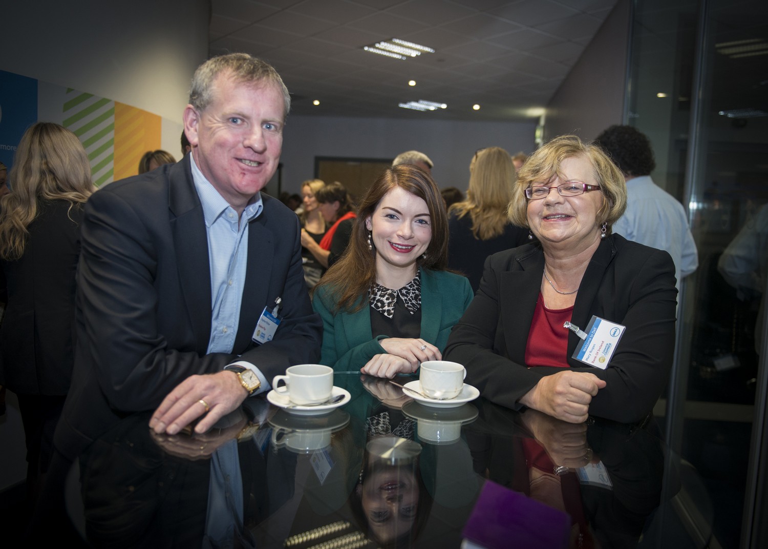 from left to right: Stephen Pitcher - Shadow Play, Miriam O\'Brien - Action Point, Mary Rogan - Bank Of Ireland