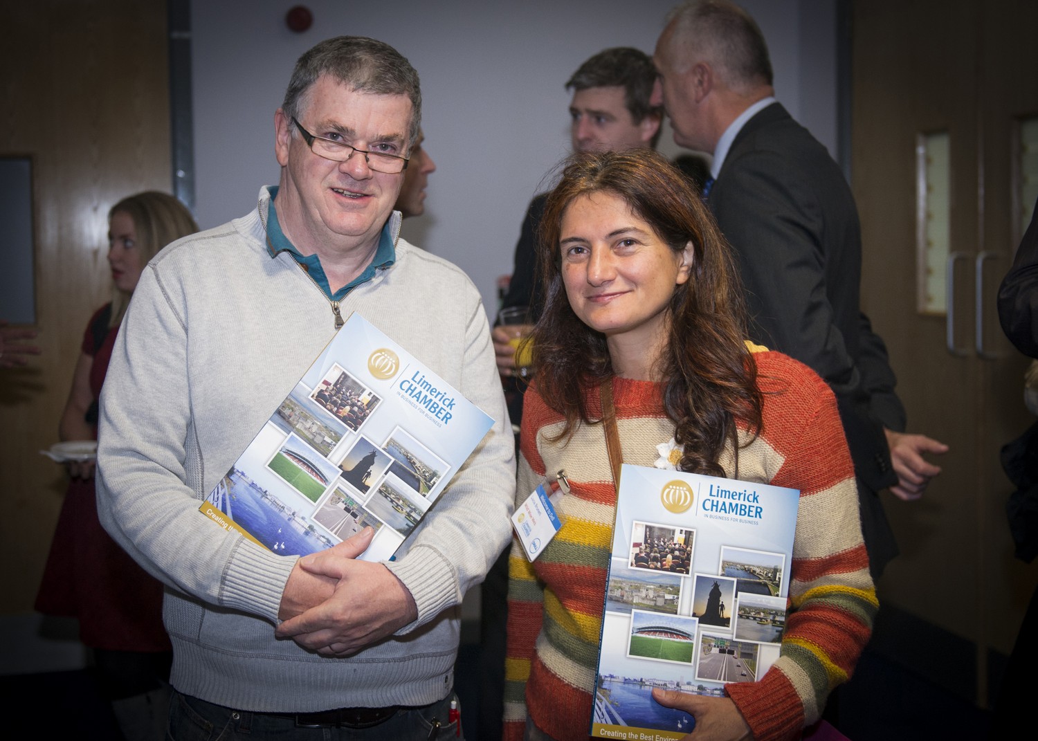 from left to right: Eamon Delaney - ClickandEat.ie, Lucia Bruneti- Wild Wise Web