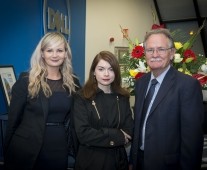 from left to right: Angela Foley - Thomond Park, Miriam O\'Brien - Action Point, Tony Carey - Copytype