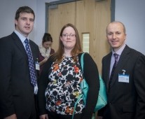 from left to right: Paddy OHalloran - Boland & Partners, Marion Maher - Flexes Staffing & Recruitment Solutions, Matthew Richardson - Richardsons Foods