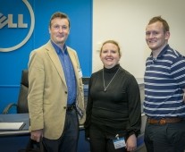 from left to right: Sean Brady - Just Social, Lisa McCormack - O\'Mahony\'s Book Sellers, Shane McCarty - Blue Chief Solutions