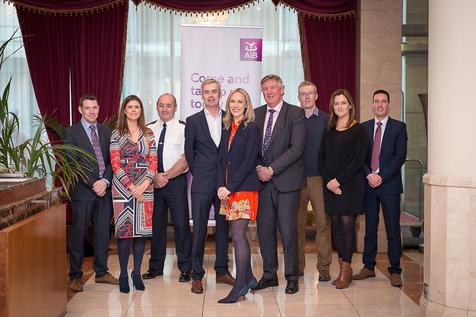 no repro fee- newspaper000 and 001
No repro fee- At the Limerick Chamber business briefing on ‘Spending Trends: Tourism, Retail &  Hospitality Industry Insights & Marketing Trends’ at the Savoy Hotel - 22-01-2019, From Left to Right: David McCarthy, Head of Tourism & Retail -AIB, Orla O’Connor - Web Co-Ordinator, Limerick City and County Council, Superintendent Derek Smart -An Garda Síochána, David Fitzsimons- Retail Excellence Ireland, Deirdre Ryan - CEO Limerick Chamber, Dermot Graham -Business Banking AIB / Sponsor, Eamon Gardiner - Limerick Chamber Skillnet / Sponsor, Linda Breen - An Garda Siochana Henry Street, Niall O’Callaghan -Managing Director Shannon Heritage. 
Photo credit Shauna Kennedy
