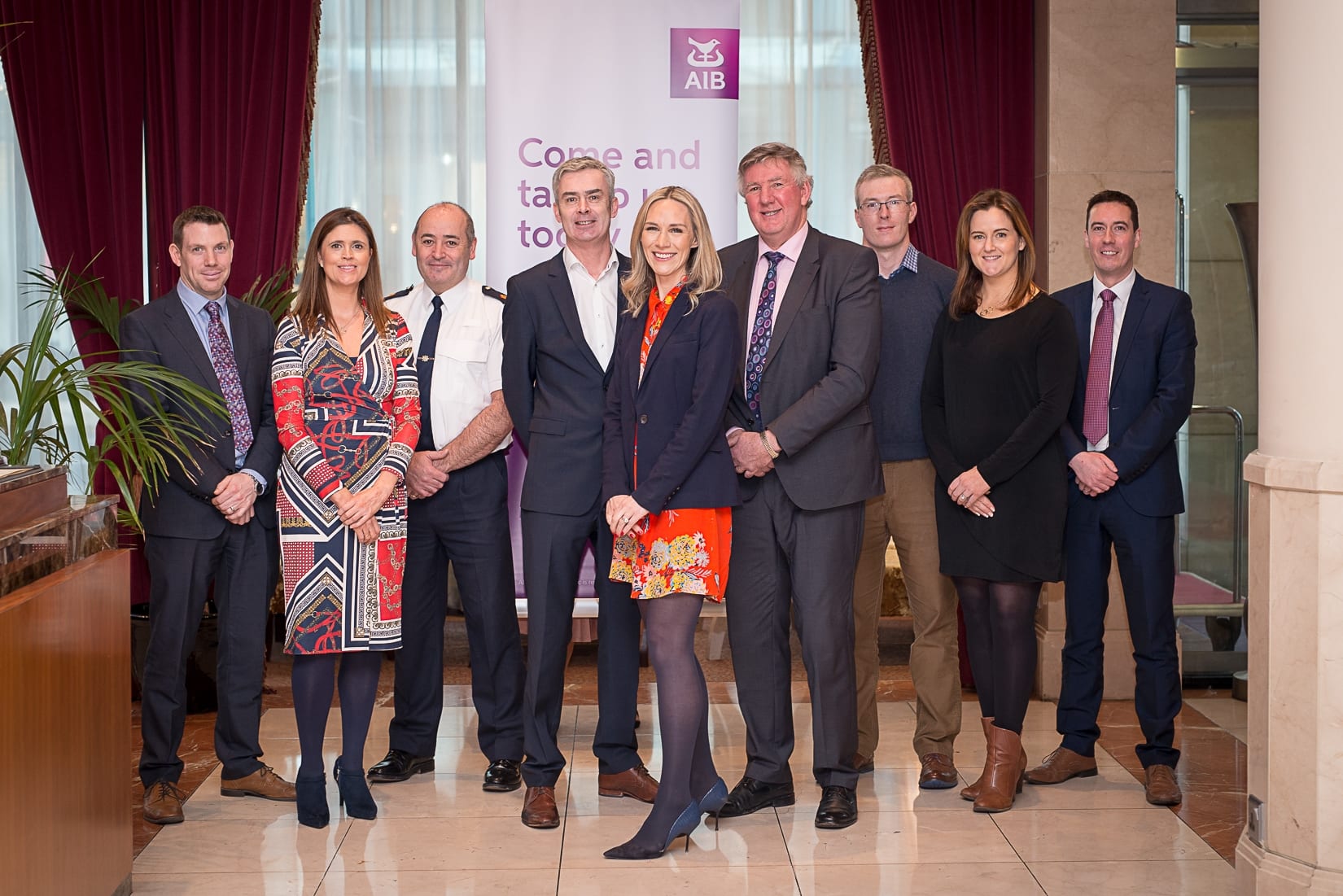 no repro fee- newspaper000 and 001
No repro fee- At the Limerick Chamber business briefing on ‘Spending Trends: Tourism, Retail &  Hospitality Industry Insights & Marketing Trends’ at the Savoy Hotel - 22-01-2019, From Left to Right: David McCarthy, Head of Tourism & Retail -AIB, Orla O’Connor - Web Co-Ordinator, Limerick City and County Council, Superintendent Derek Smart -An Garda Síochána, David Fitzsimons- Retail Excellence Ireland, Deirdre Ryan - CEO Limerick Chamber, Dermot Graham -Business Banking AIB / Sponsor, Eamon Gardiner - Limerick Chamber Skillnet / Sponsor, Linda Breen - An Garda Siochana Henry Street, Niall O’Callaghan -Managing Director Shannon Heritage. 
Photo credit Shauna Kennedy