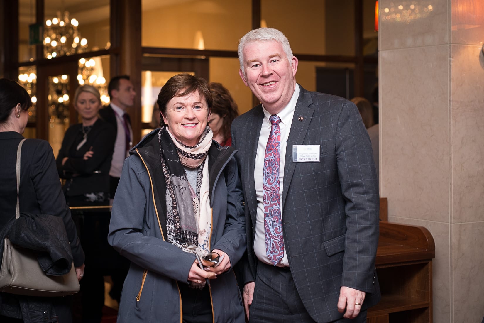No repro fee- At the Limerick Chamber business briefing on ‘Spending Trends: Tourism, Retail &  Hospitality Industry Insights & Marketing Trends’ at the Savoy Hotel  - 22-01-2019, From Left to Right: Brenda Ryan - Centra Raheen, David Fitzgerald - Fitzgerald’s Woodlands House Hotel. 
Photo credit Shauna Kennedy