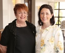 Attending the recent Limerick Chamber Bicentennial Spring Business Lunch in the Castletroy Park Hotel were Ruth Vaughan and Ann Murray, Savoy Hotel.Photograph Liam Burke/Press 22