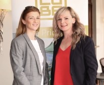 Attending the recent Limerick Chamber Bicentennial Spring Business Lunch in the Castletroy Park Hotel were Christina bowe, Clare Energy and Angela Foley, Thomond Park Stadium.Photograph Liam Burke/Press 22