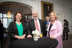 No repro fee-Limerick Chamber launch of Strategic Development PipeLine which was held in The Limerick Chamber boardroom on Thursday 10th November  - From Left to Right: Cllr Sasa Novak, Andrew Flaherty  University of Limerick, Lavinia  Ryan Duggan - Limerick Chamber Board Member -VHI 
Photo credit Shauna Kennedy