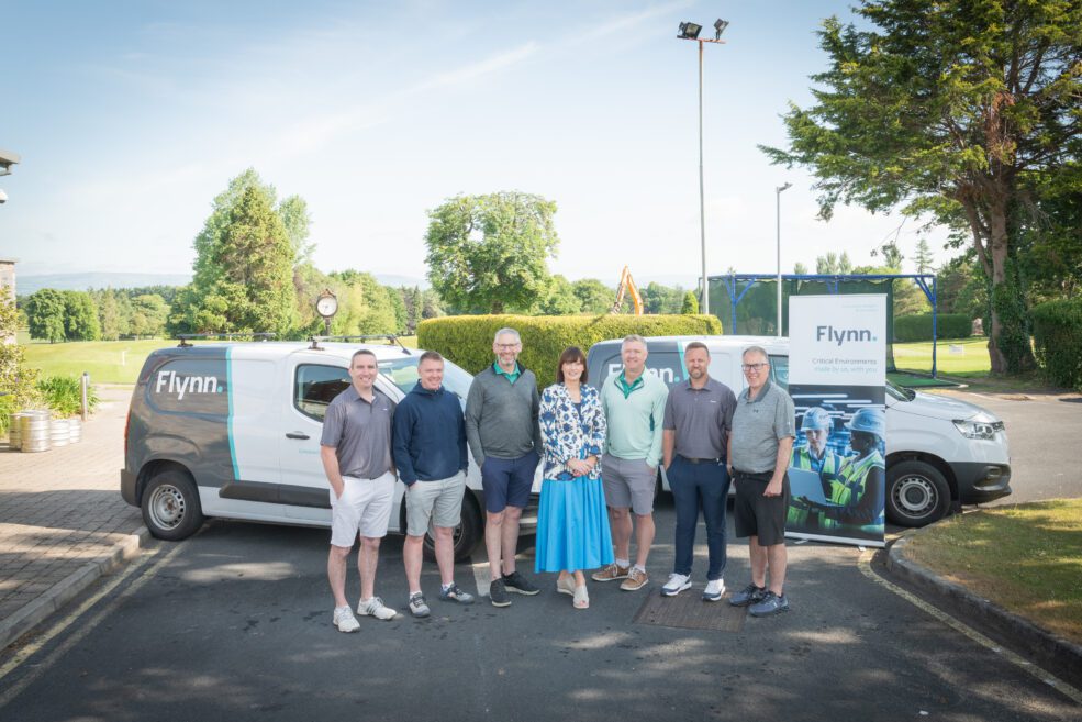 2025 Limerick Chamber Golf Classic Sponsors Flynn at Limerick Golf Club with Limerick Chamber CEO Michelle Gallagher