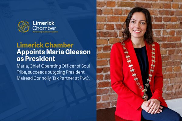 Maria Gleeson appointed President of Limerick Chamber for 2026